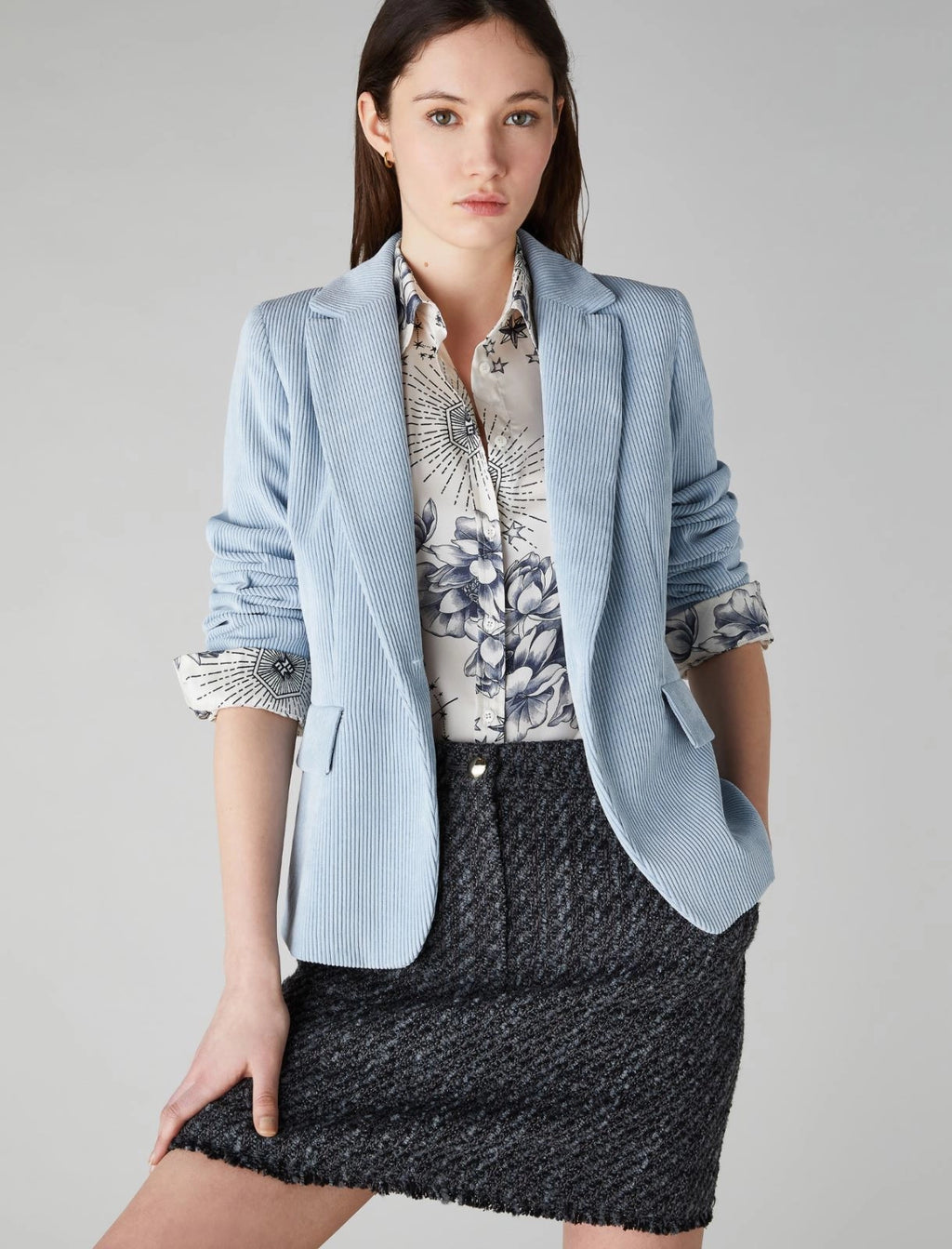 Gonna corta in tweed MITO