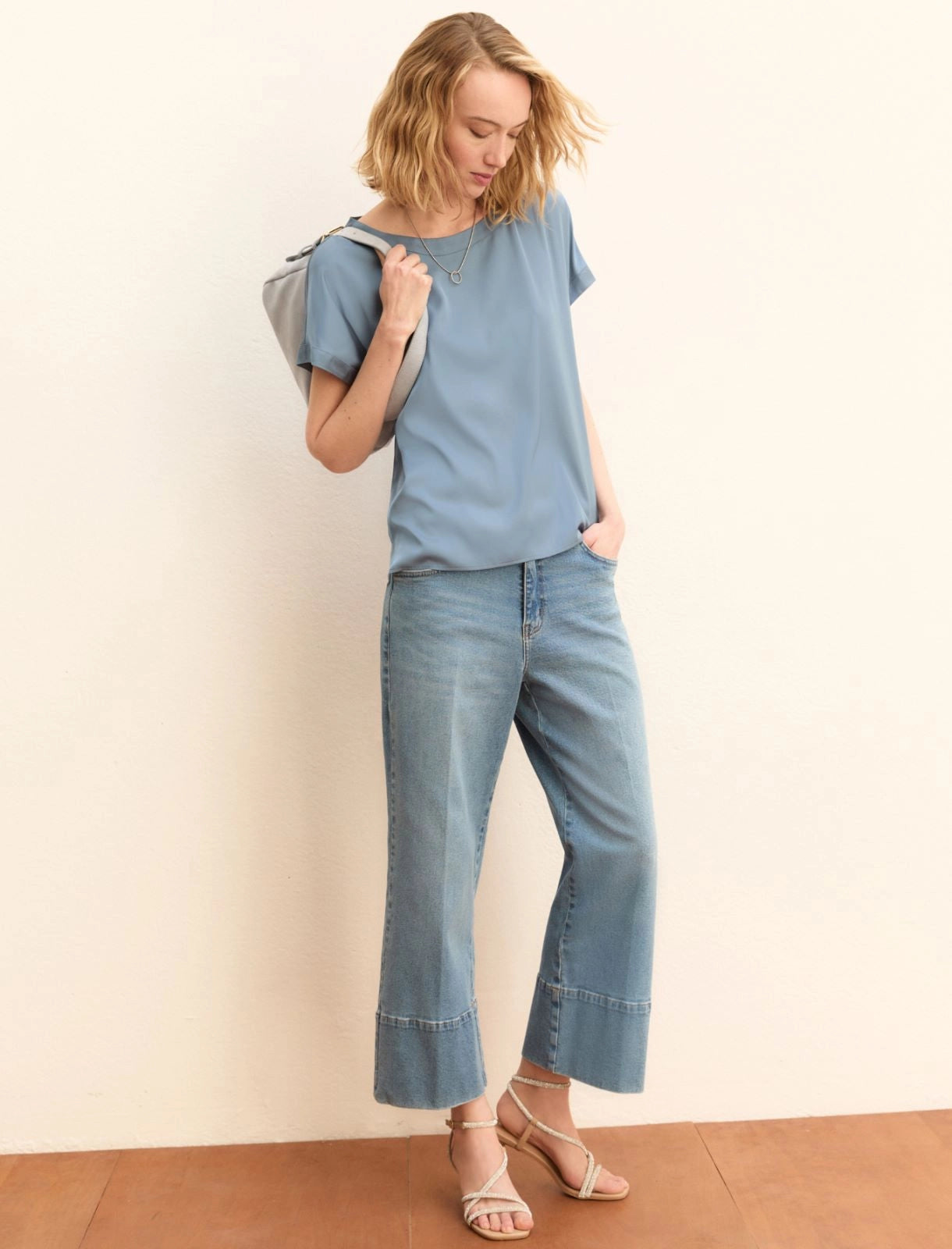 Blusa in raso tinta unita EMMRAMO - Emme Marella - shopTSa