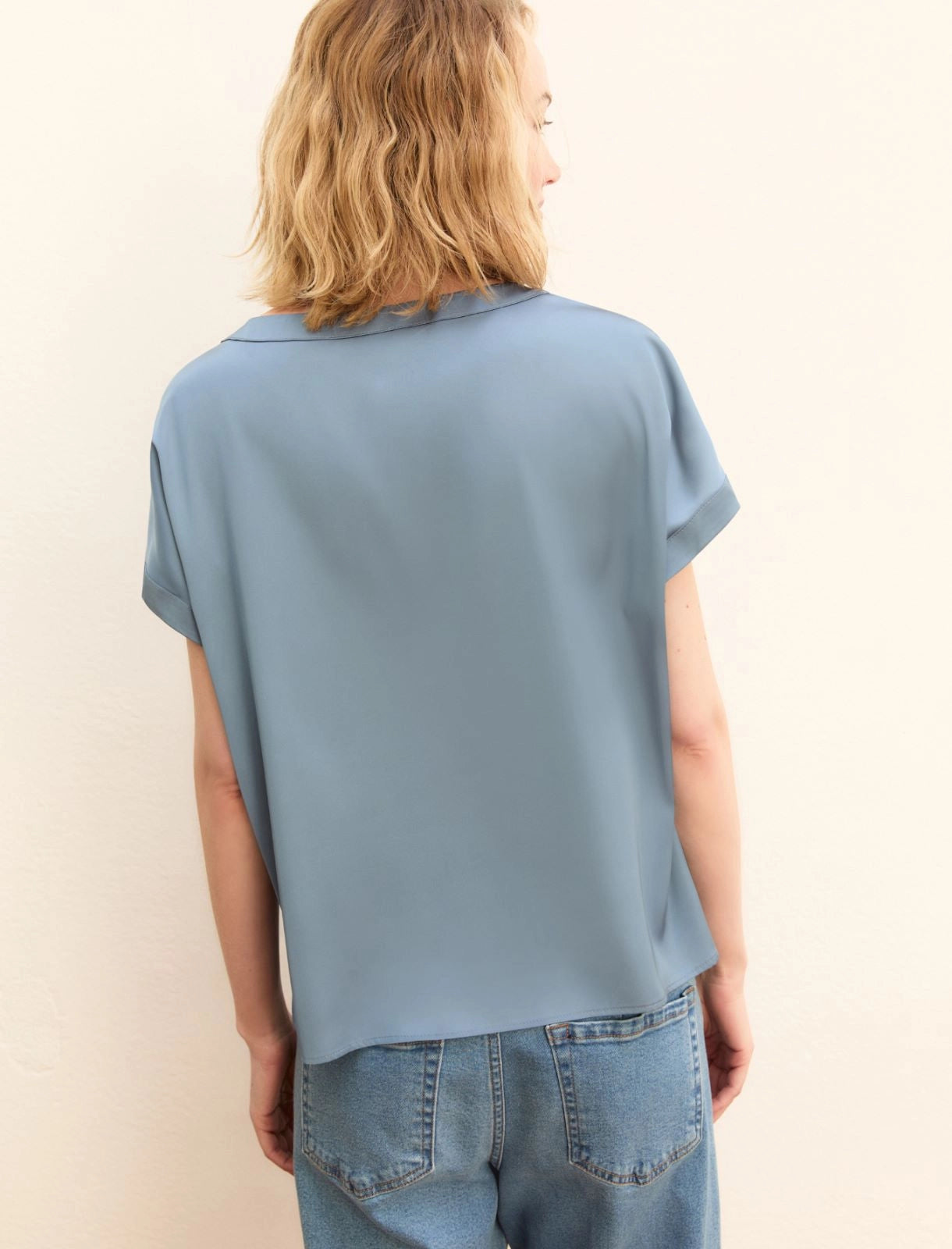 Blusa in raso tinta unita EMMRAMO - Emme Marella - shopTSa