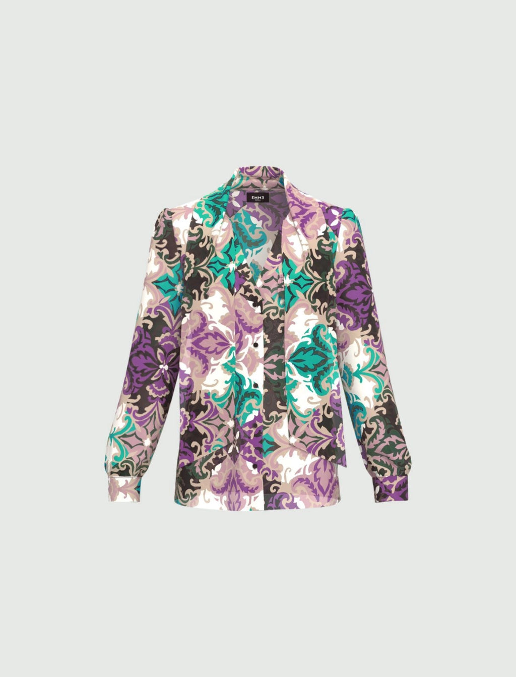 Camicia in georgette con fascia TRONCO