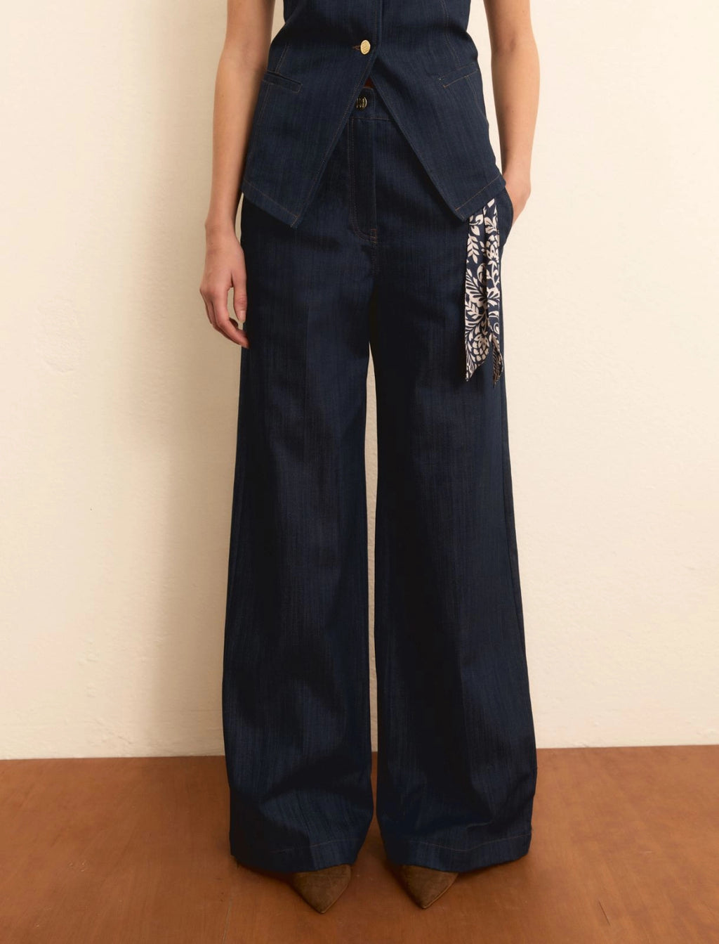 Jeans wide leg EMMZucca - Emme Marella - shopTSa