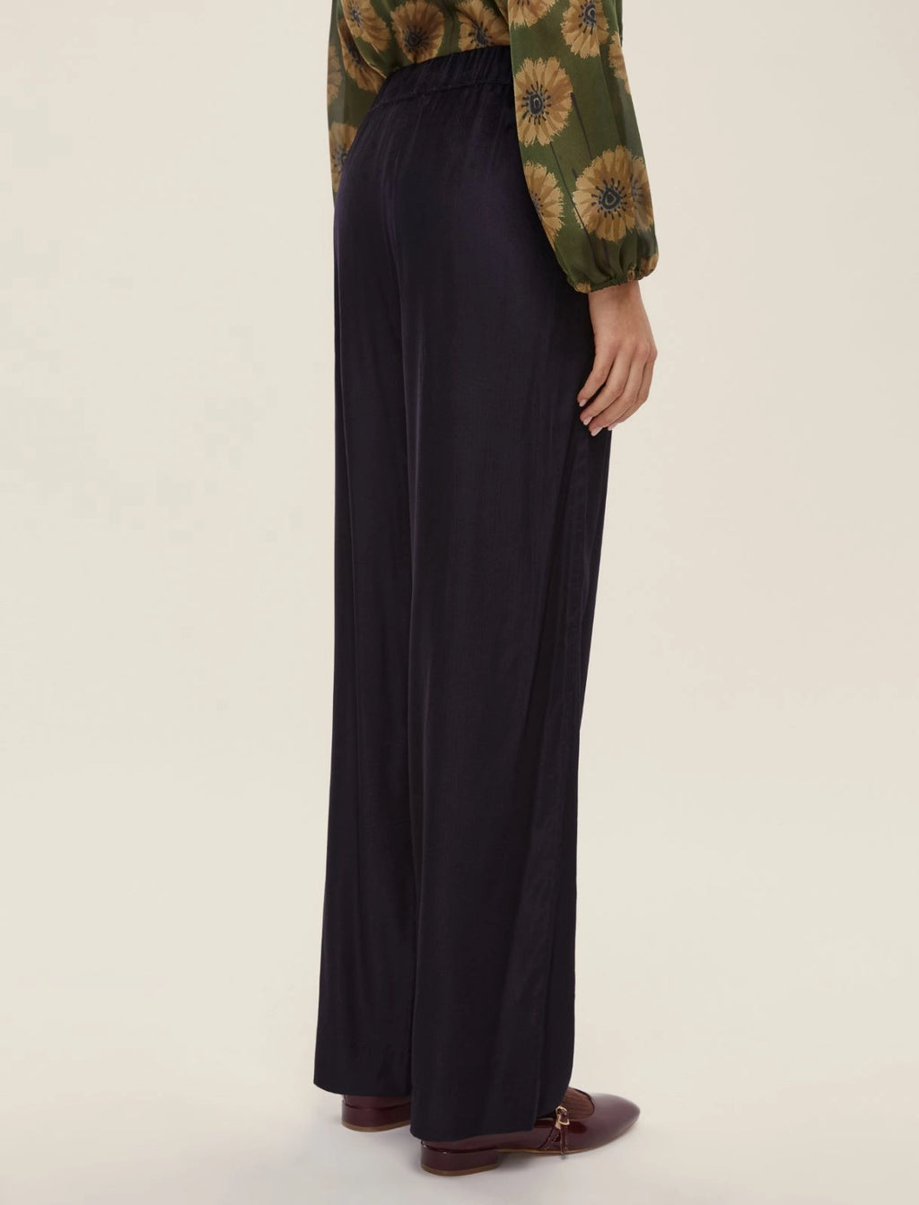 Pantalone in velluto con elastico ISOTTA