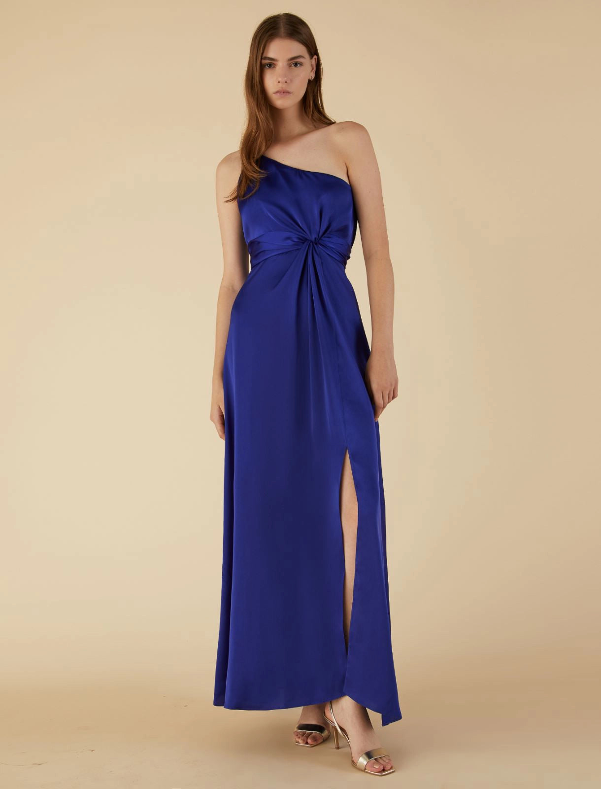 Genzana blue one-shoulder dress - EMME Marella