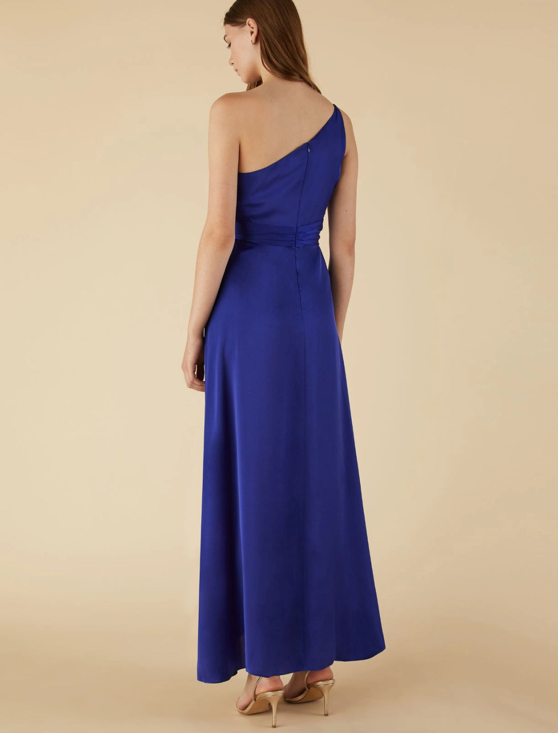 Genzana blue one-shoulder dress - EMME Marella