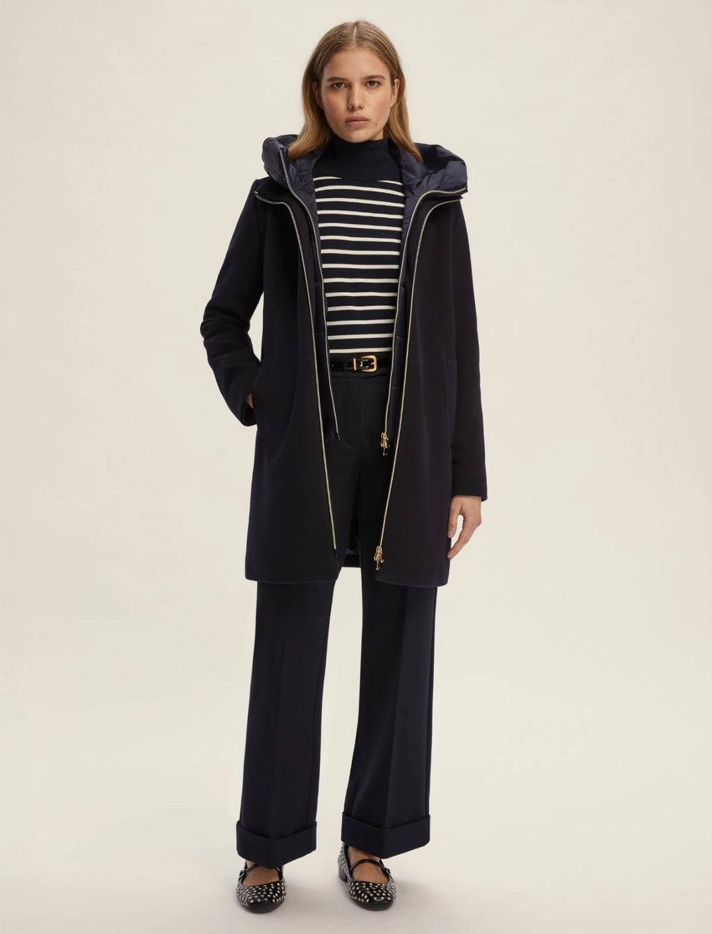 Giaccone imbottito in panno BACIO