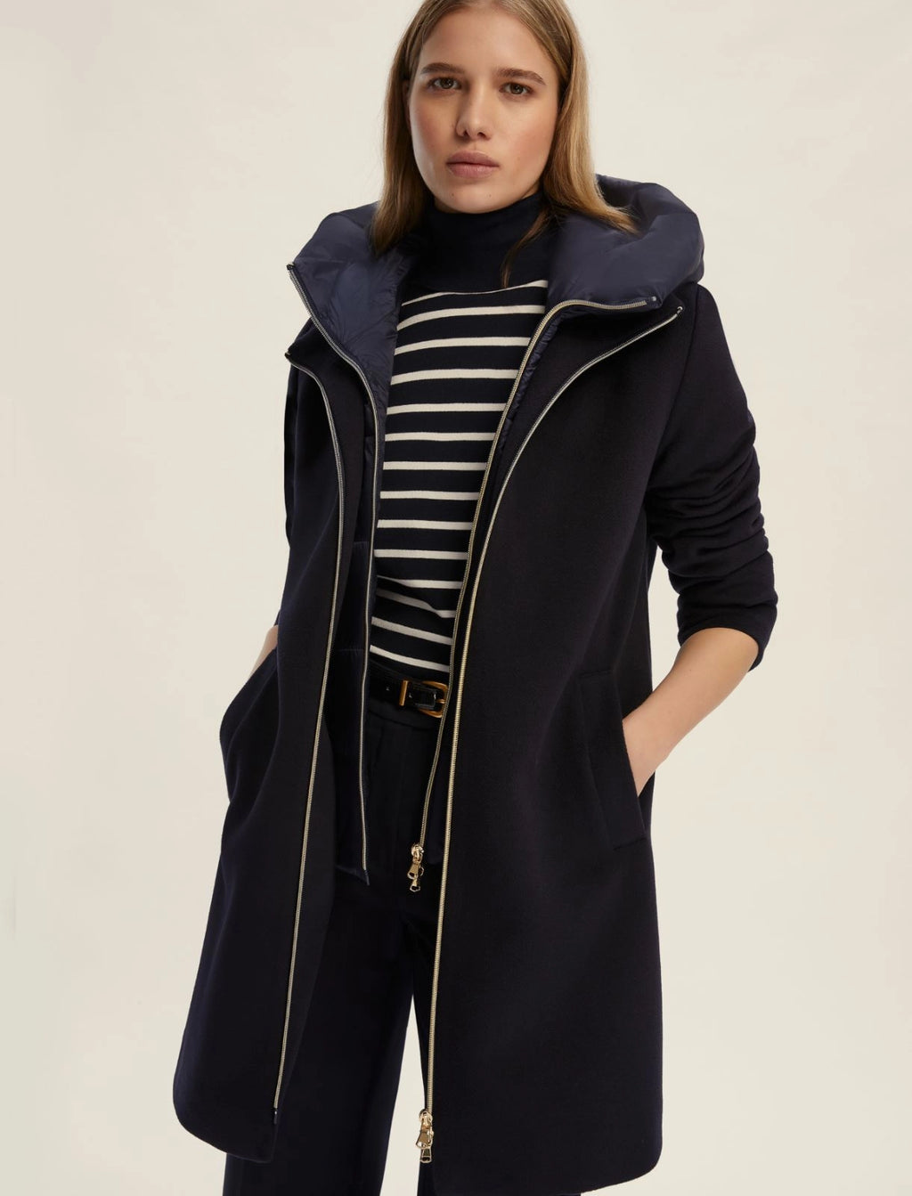 Giaccone imbottito in panno BACIO