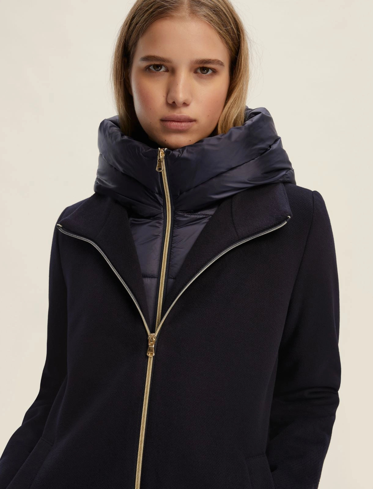 Giaccone imbottito in panno BACIO