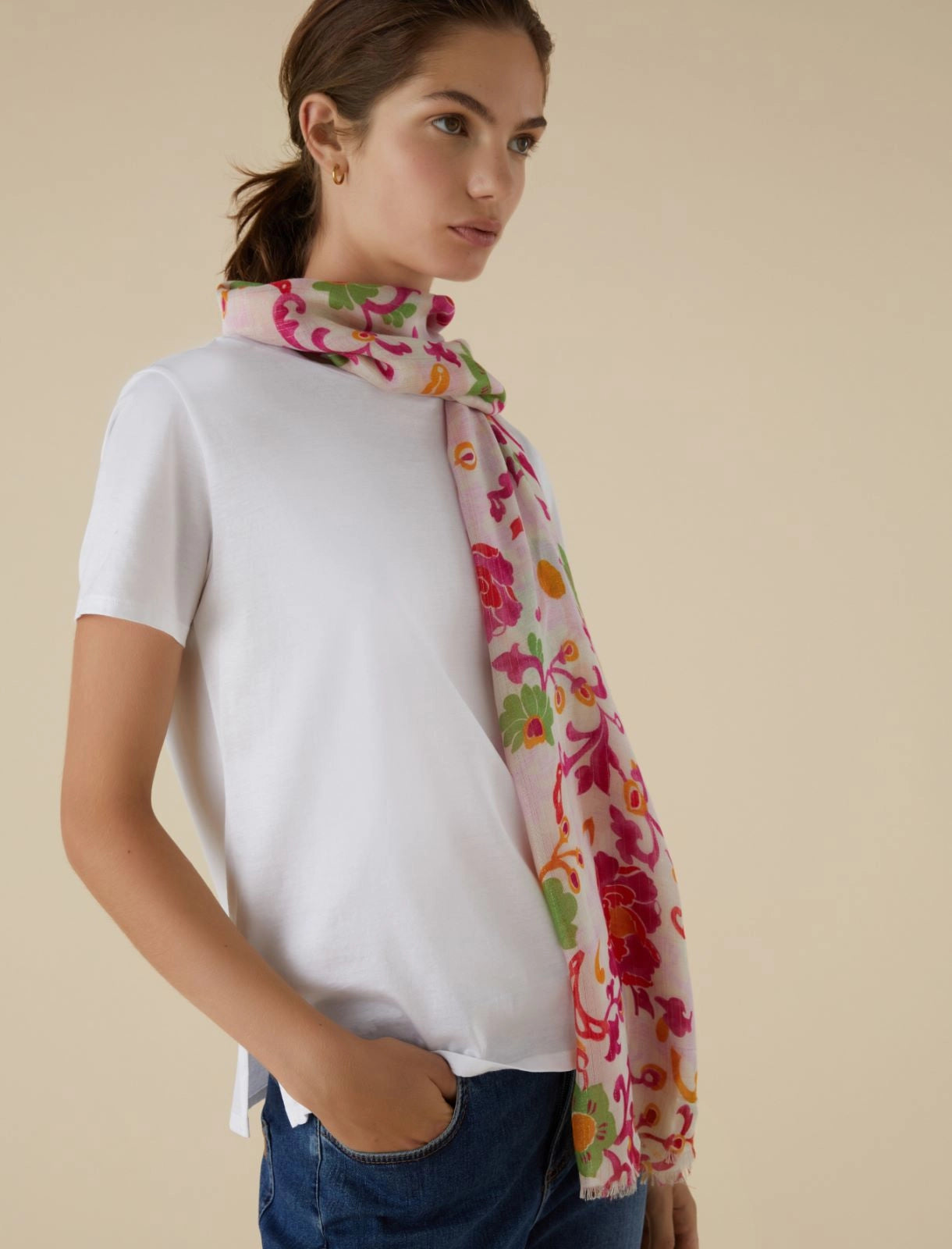 Emme scarf Art. Khaki