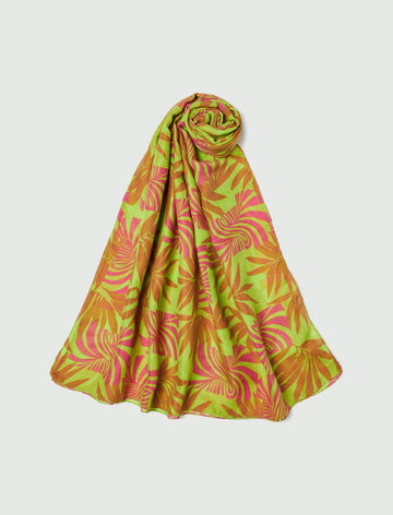 MARIN lime green scarf - EMME Marella