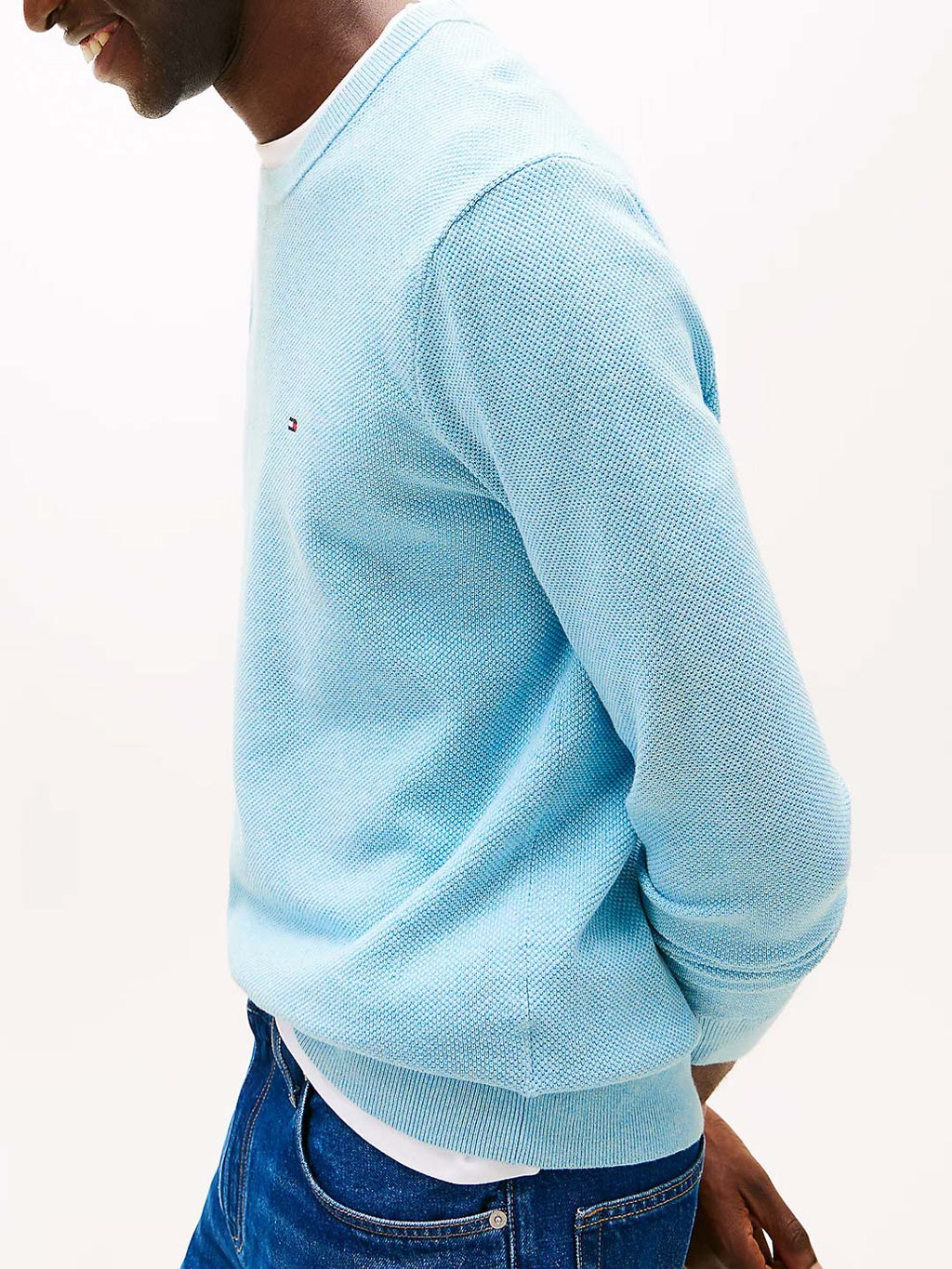 Maglia Th Art. MW0MW36347 Pullover in maglia a nido d'ape - Tommy Hilfiger - shopTSa