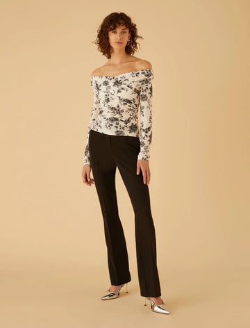 GLOSSY patterned humeral shirt - EMME Marella