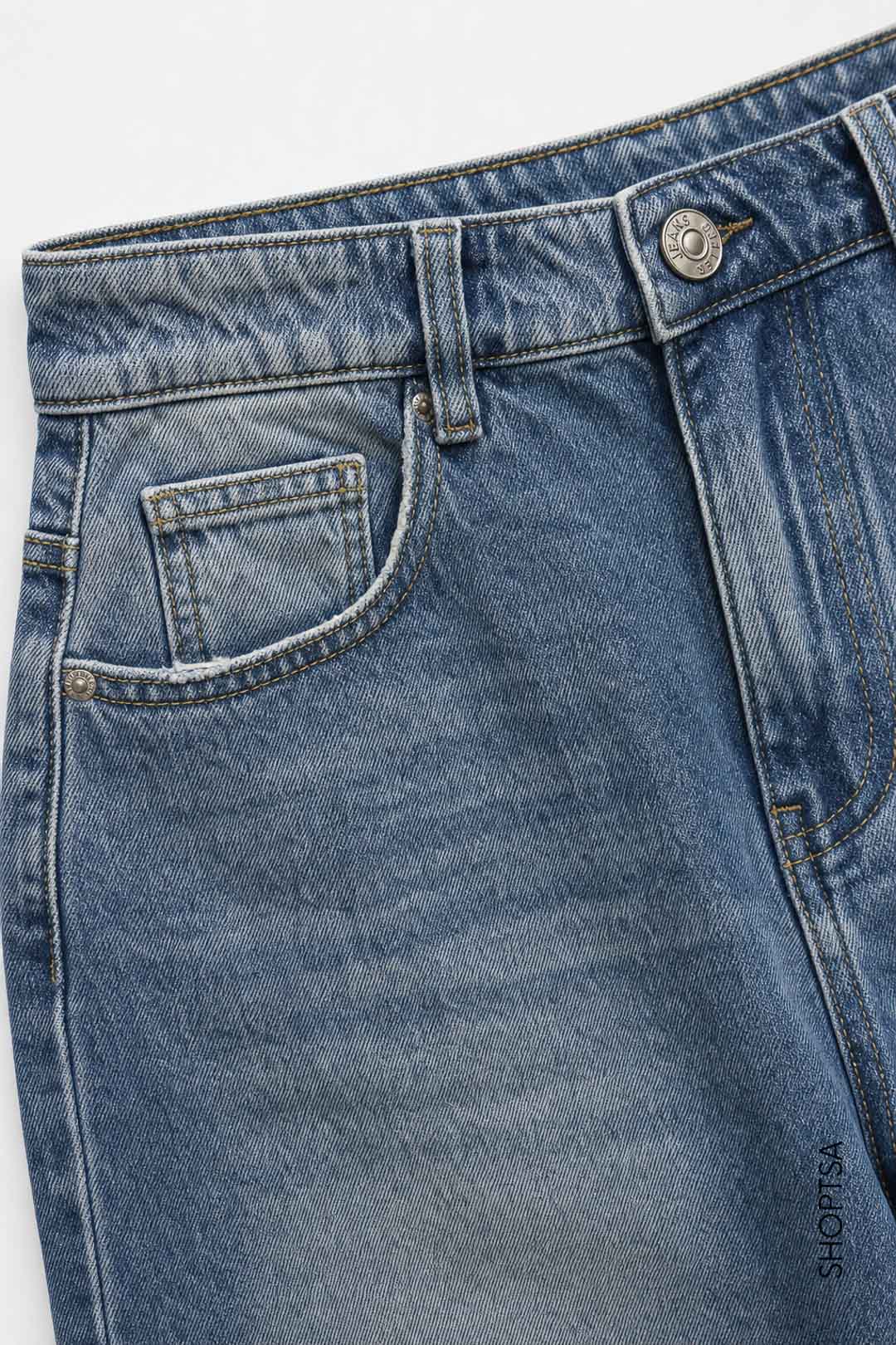 Bermuda denim morbido elasticizzato