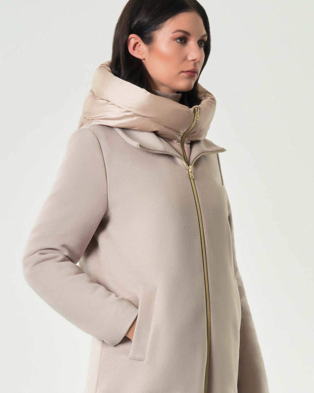 Giaccone imbottito in panno BACIO