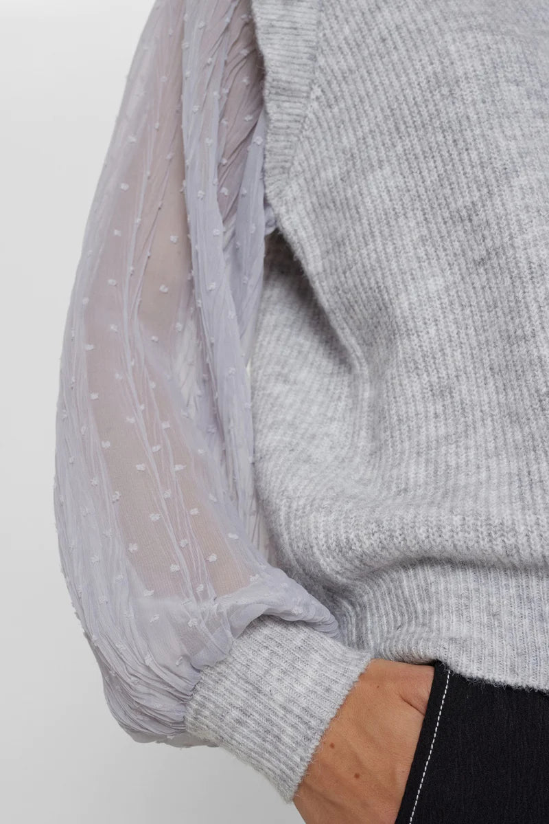 Mila veil sleeve sweater - Nümph
