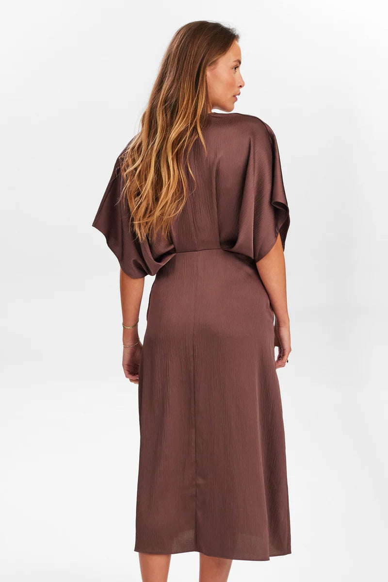 Abito midi cioccolato 705265 - Numph - shopTSa