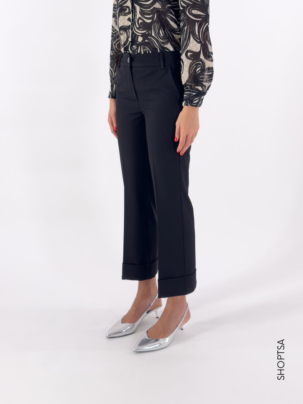 Pantalone dritti risvolto - EMME Marella
