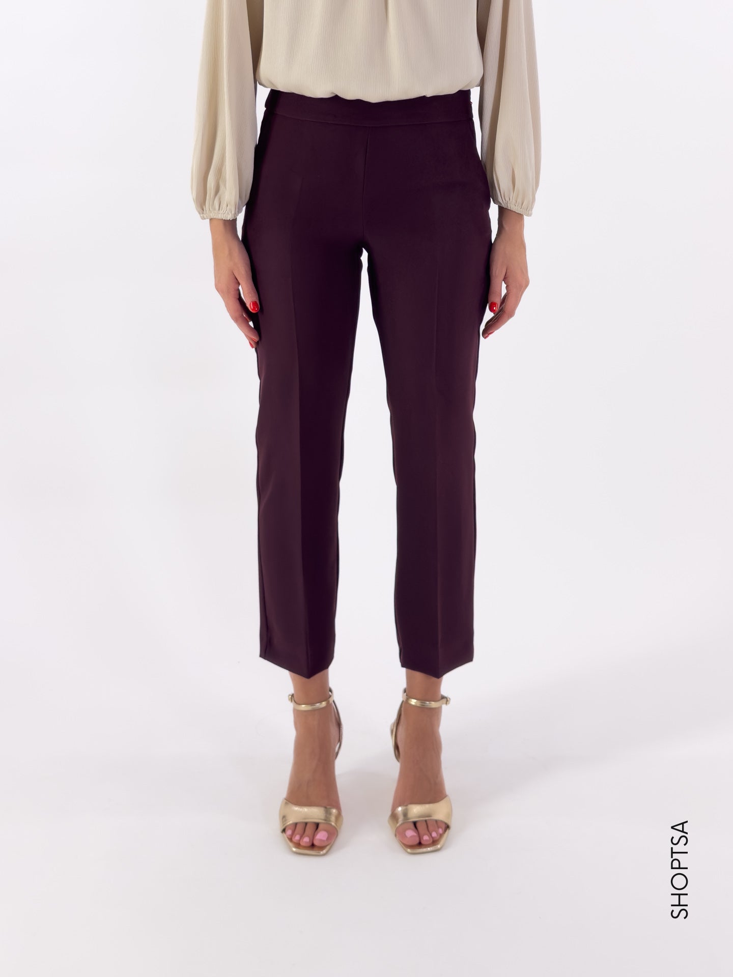 Pantalone bordeaux NOZIONE - EMME Marella