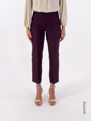 Pantalone bordeaux NOZIONE - EMME Marella