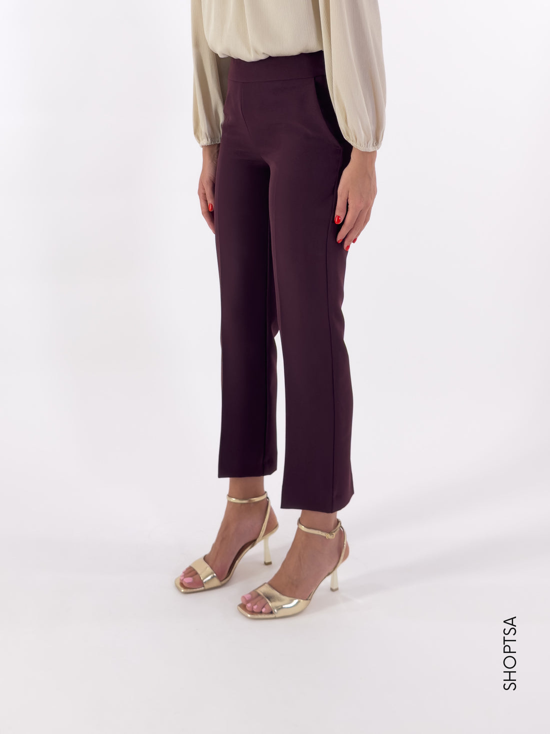 Pantalone bordeaux NOZIONE - EMME Marella