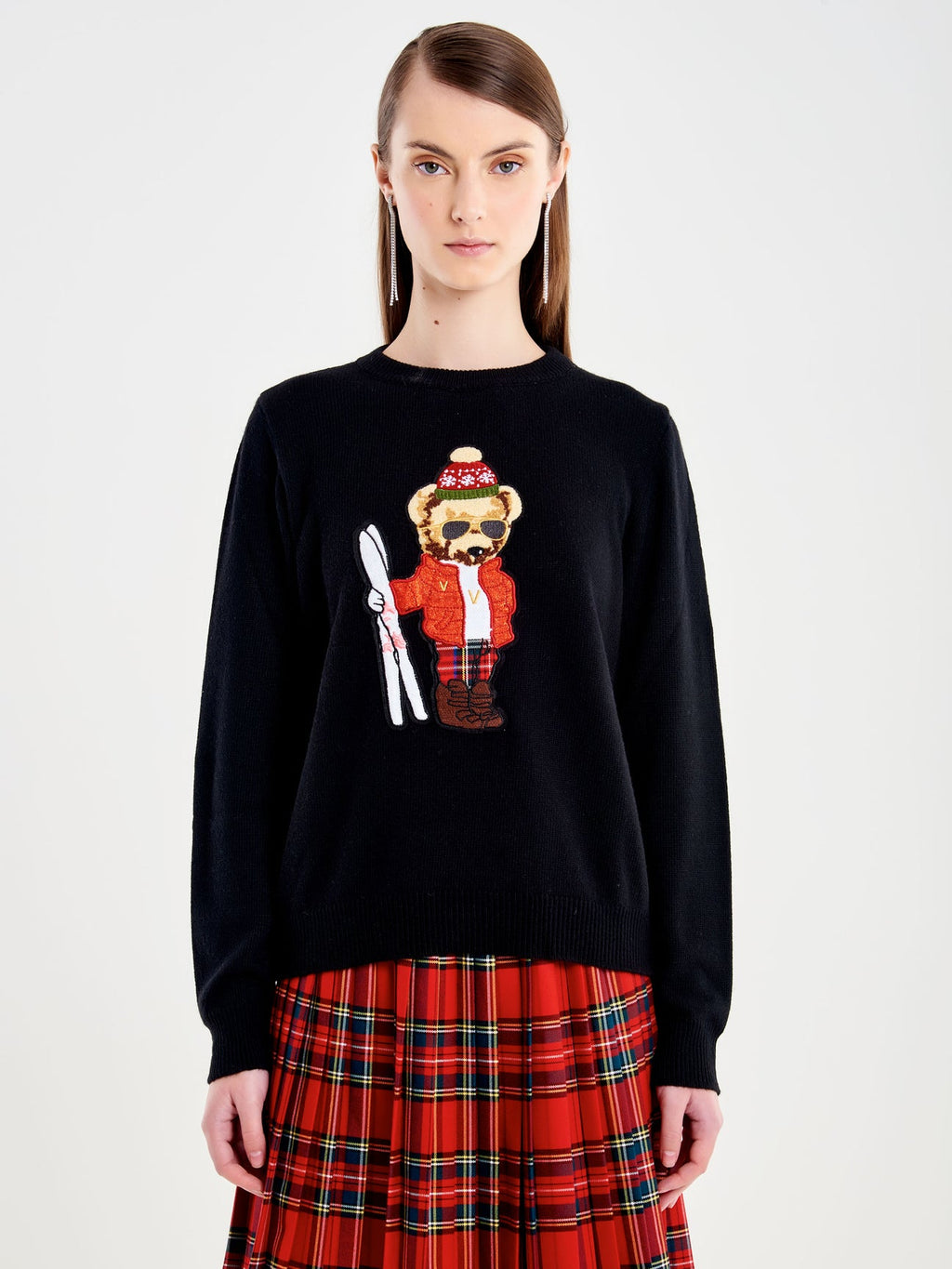 Maglione orsetto con sci 77324f