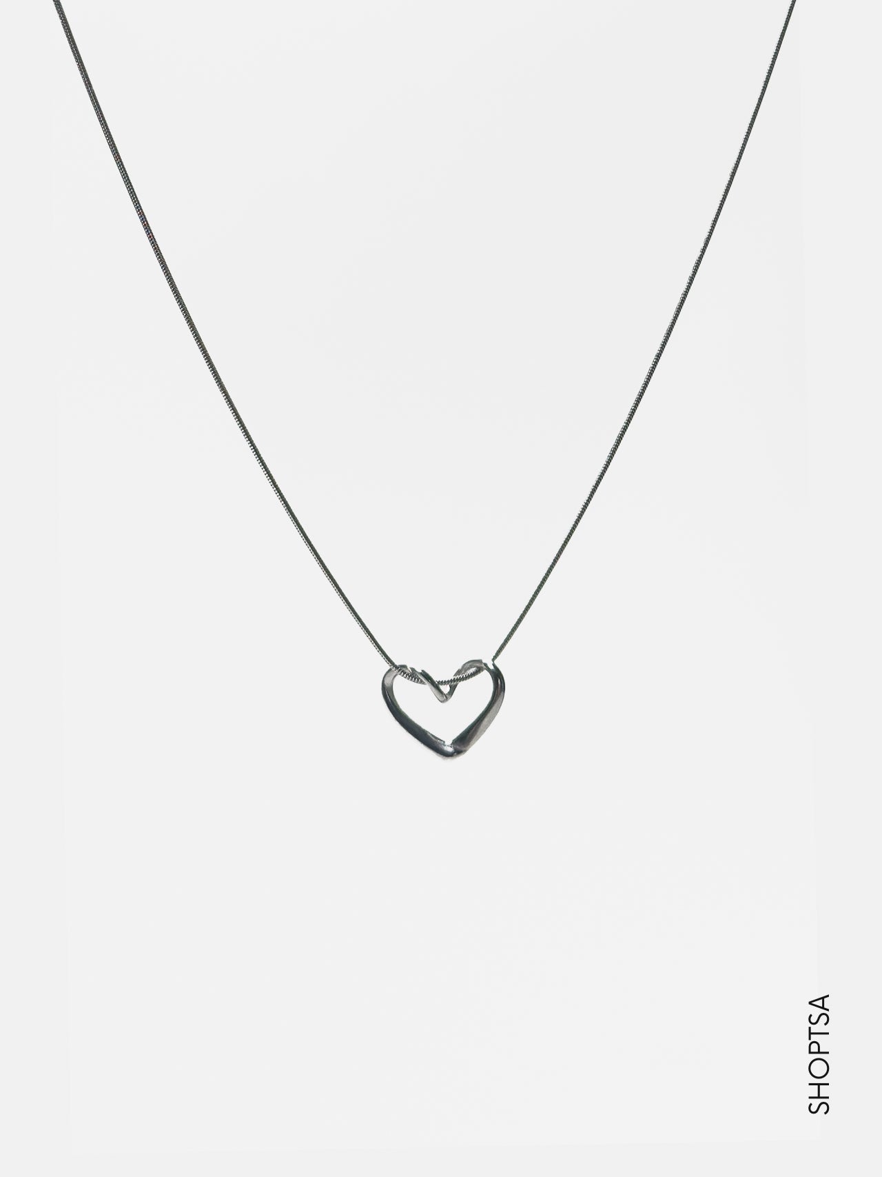 Collana cuore piccolo intreccio