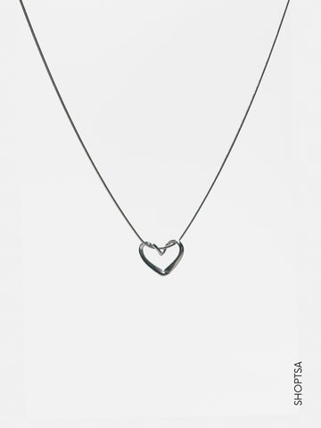 Collana cuore piccolo intreccio