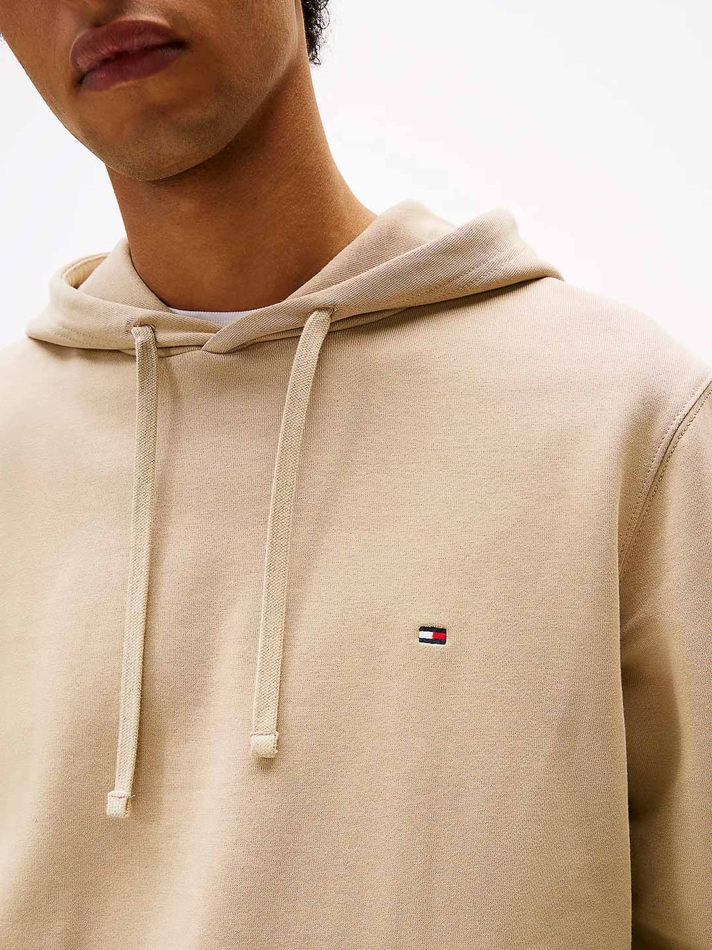 Felpa in spugna con cappuccio e bandierina - Tommy Hilfiger - shopTSa