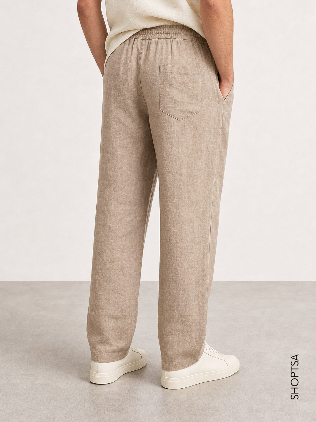 Pantalone Relaxed Fit 100% Lino