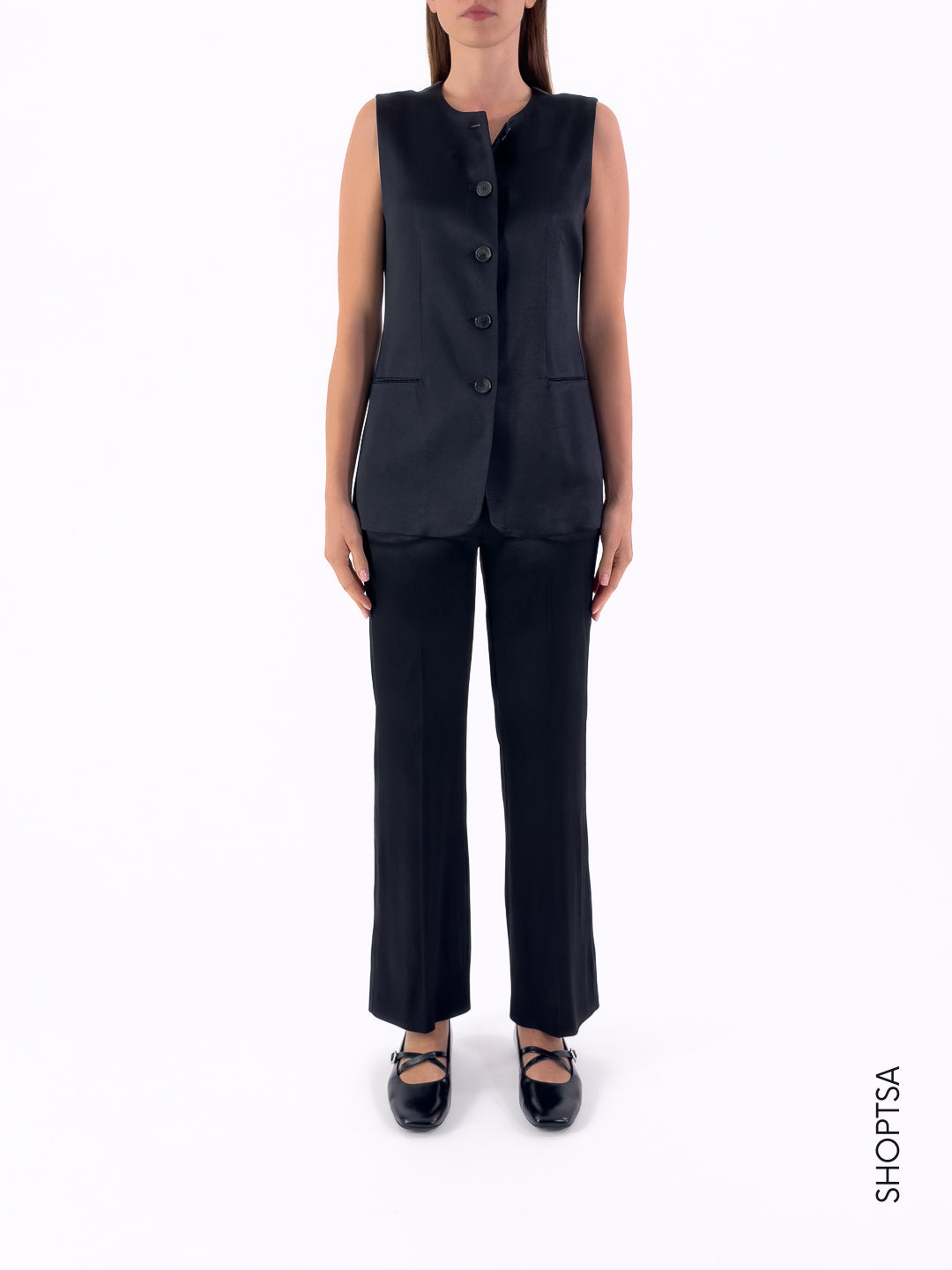 Completo in raso stretch FRED