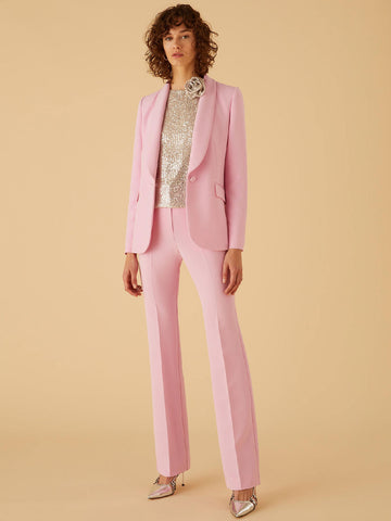 Matras straight pink trousers - EMME Marella