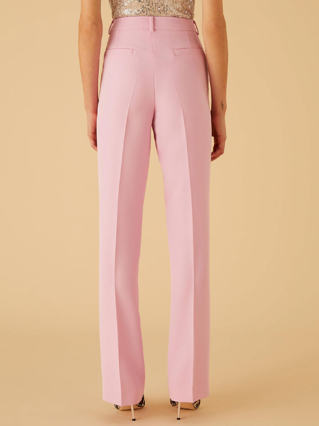 Matras straight pink trousers - EMME Marella