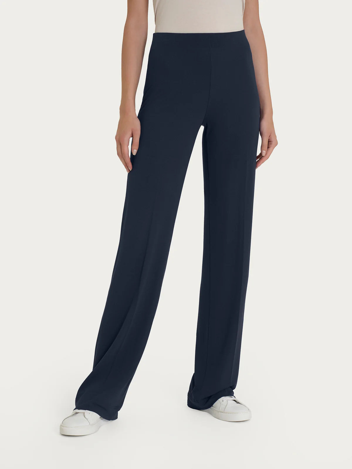 Pantalone largo viscosa crêpe D987PE - Ragno - shopTSa