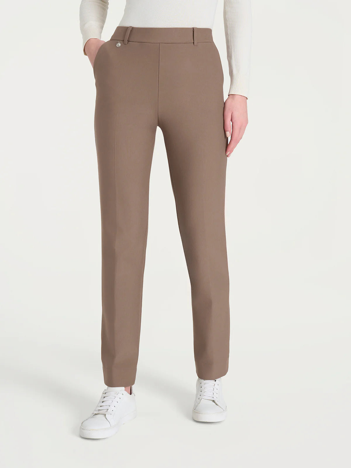Pantalone dritto basic in compact DB24PP