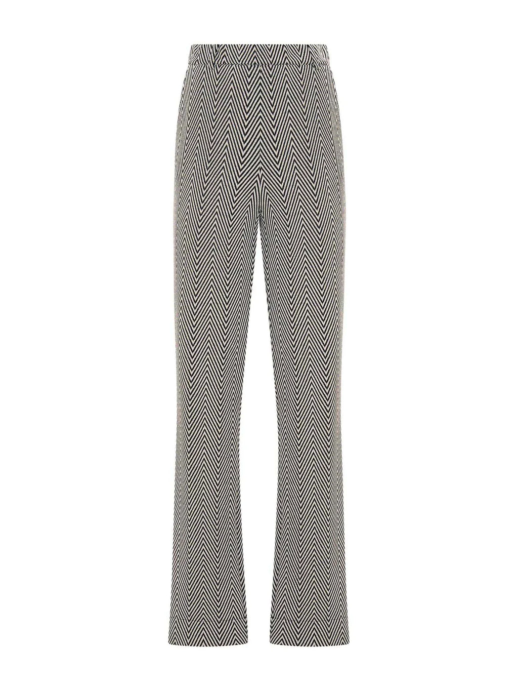 Pantalone dritto elasticizzato spinato DL66PP