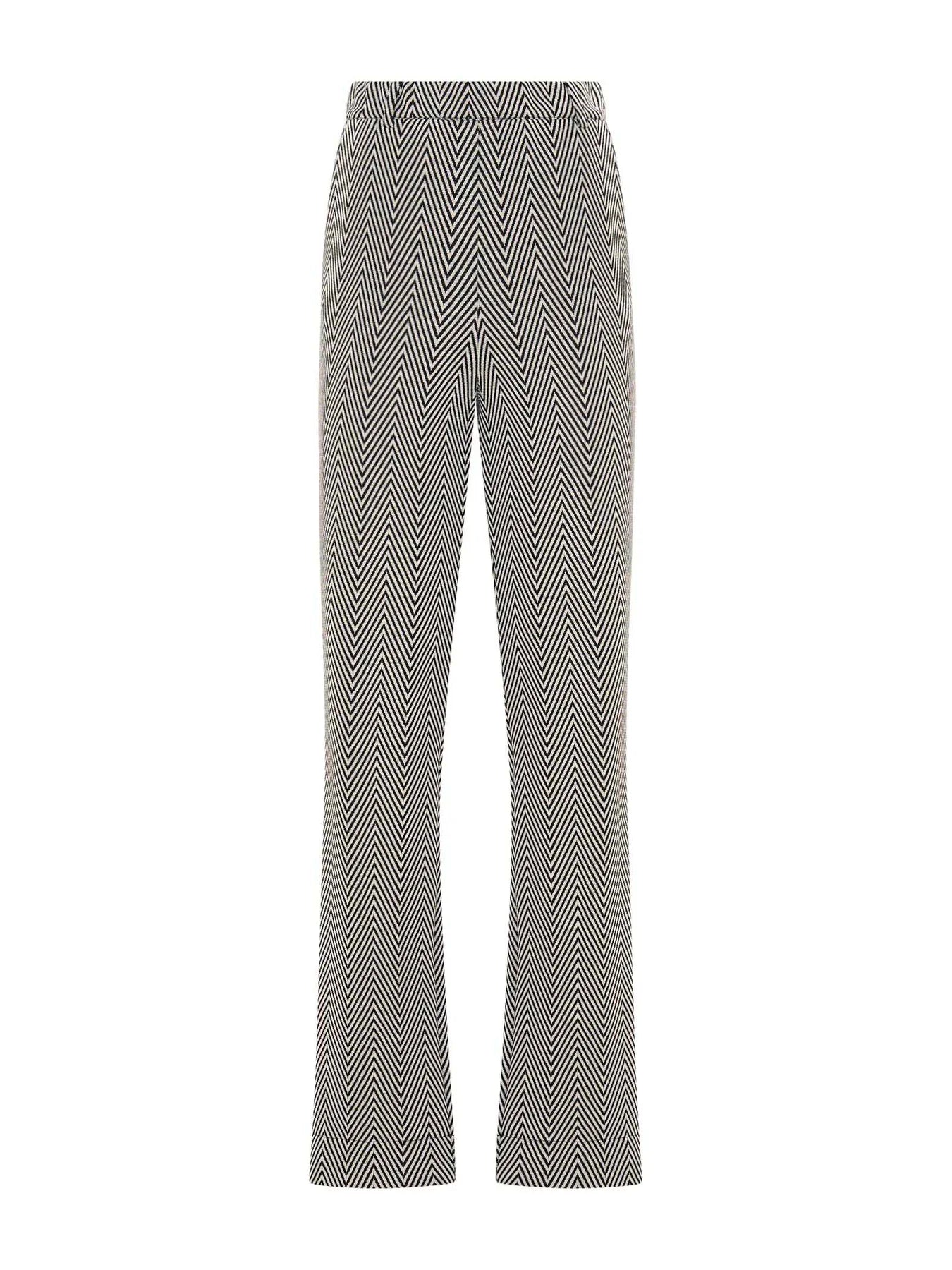 Pantalone dritto elasticizzato spinato DL66PP