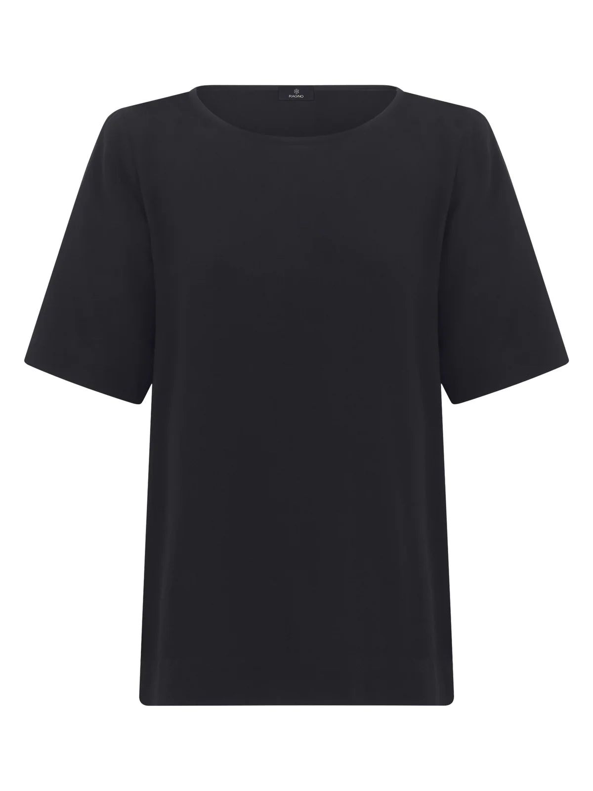 Blusa a manica corta in eco seta Dm64s7 - RAGNO - Ragno - shopTSa