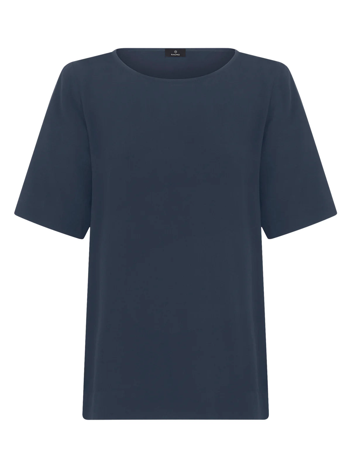 Blusa a manica corta in eco seta Dm64s7 - RAGNO - Ragno - shopTSa