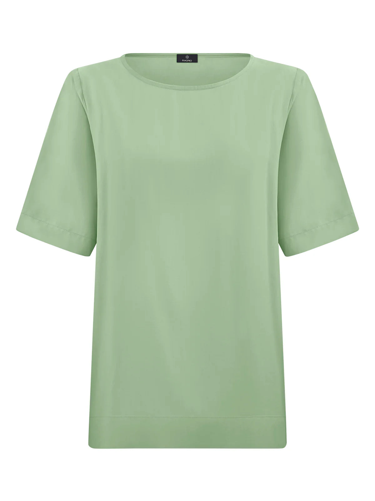 Blusa a manica corta in eco seta Dm64s7 - RAGNO - Ragno - shopTSa
