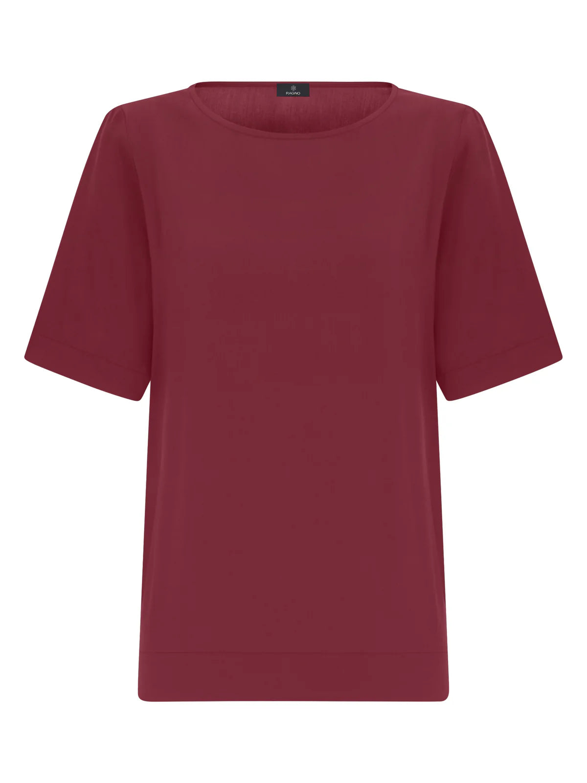 Blusa a manica corta in eco seta Dm64s7 - RAGNO - Ragno - shopTSa