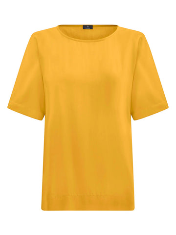 Blusa a manica corta in eco seta Dm64s7 - RAGNO