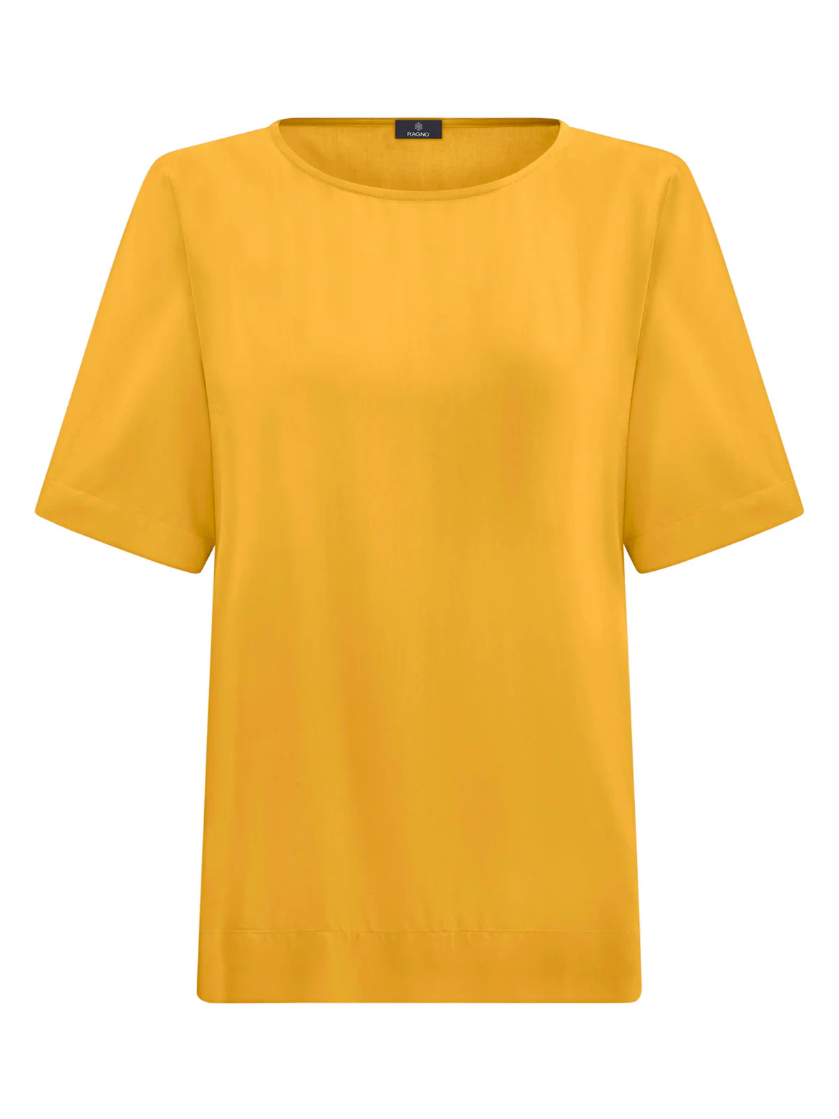 Blusa a manica corta in eco seta Dm64s7 - RAGNO - Ragno - shopTSa