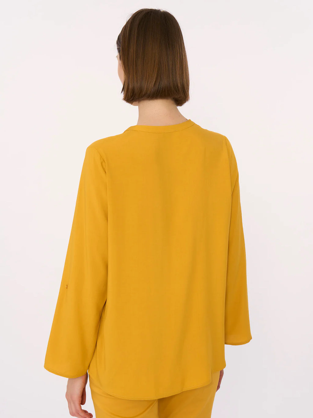 Camicia coreana basica in viscosa DM64SI - RAGNO - Ragno - shopTSa
