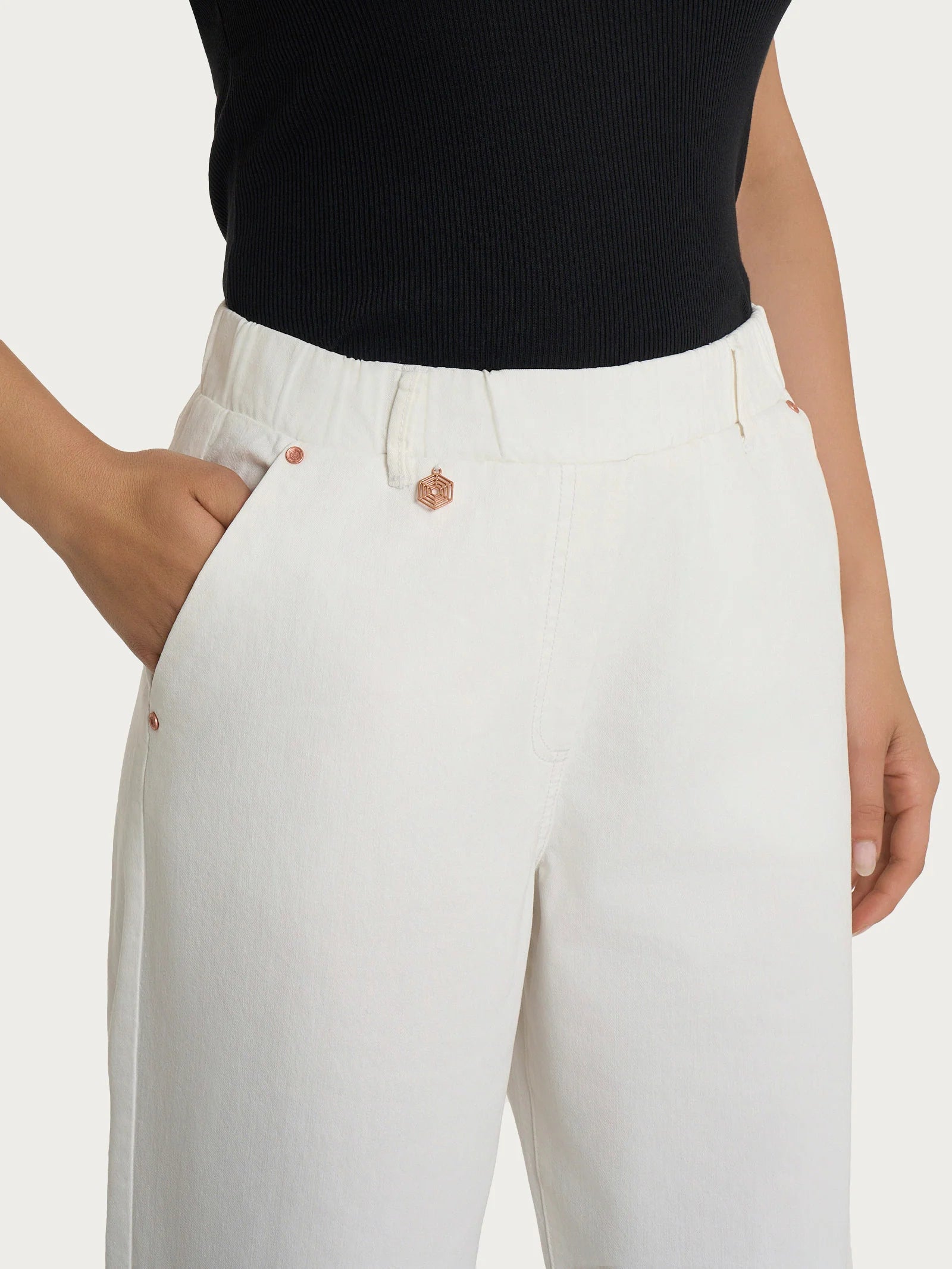 Jeans carrot in denim elasticizzato - Ragno - shopTSa