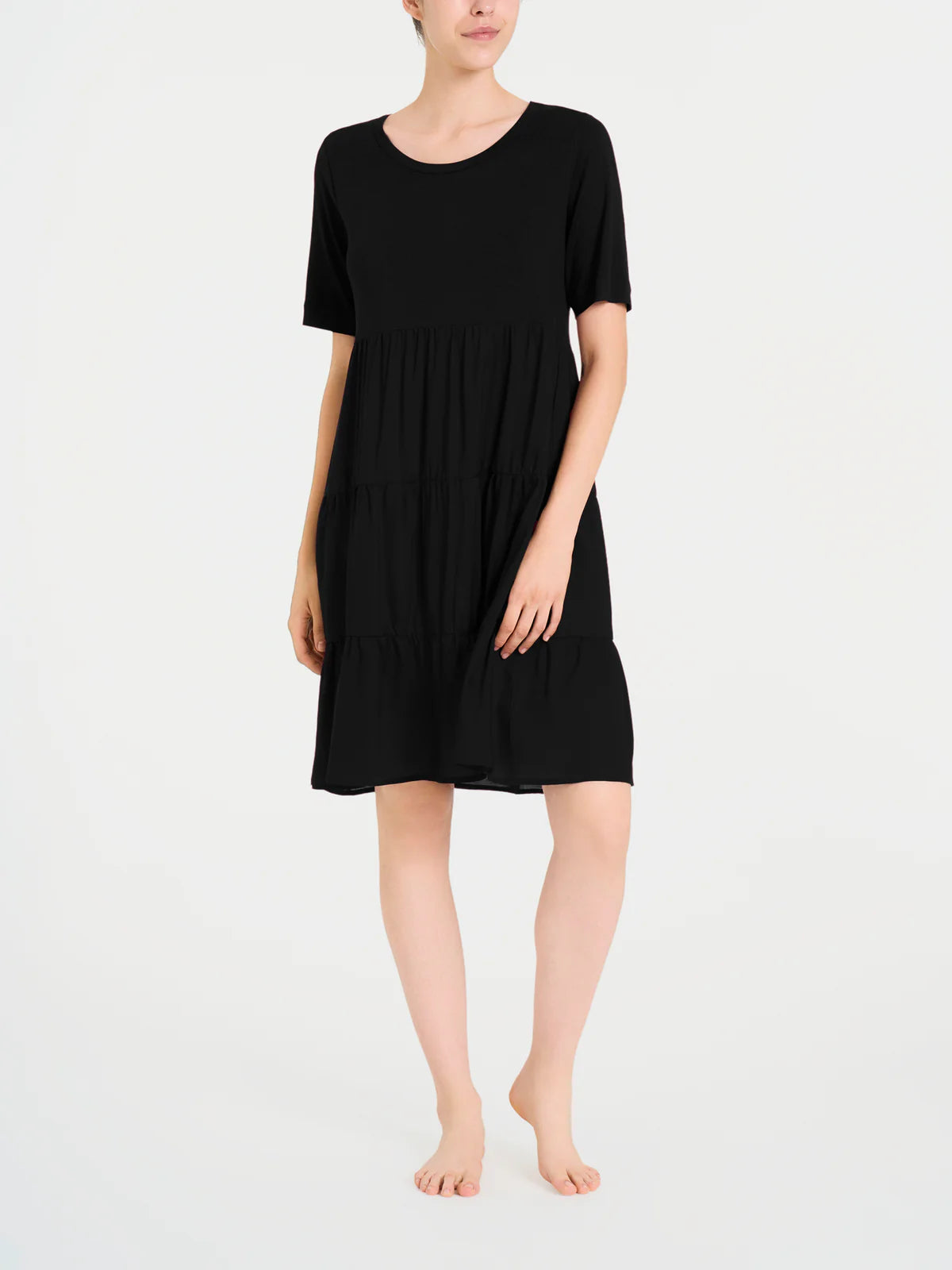 Abito svasato a balze Dm98dx - Ragno - shopTSa