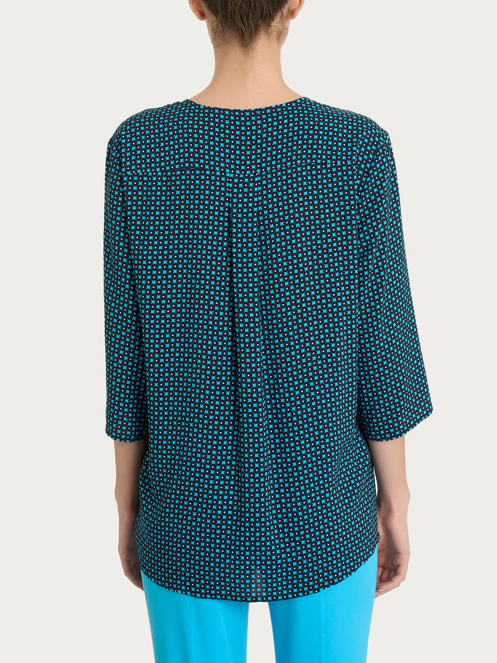 Blusa leggerissima scollo aperto DQ22SL - Ragno - shopTSa