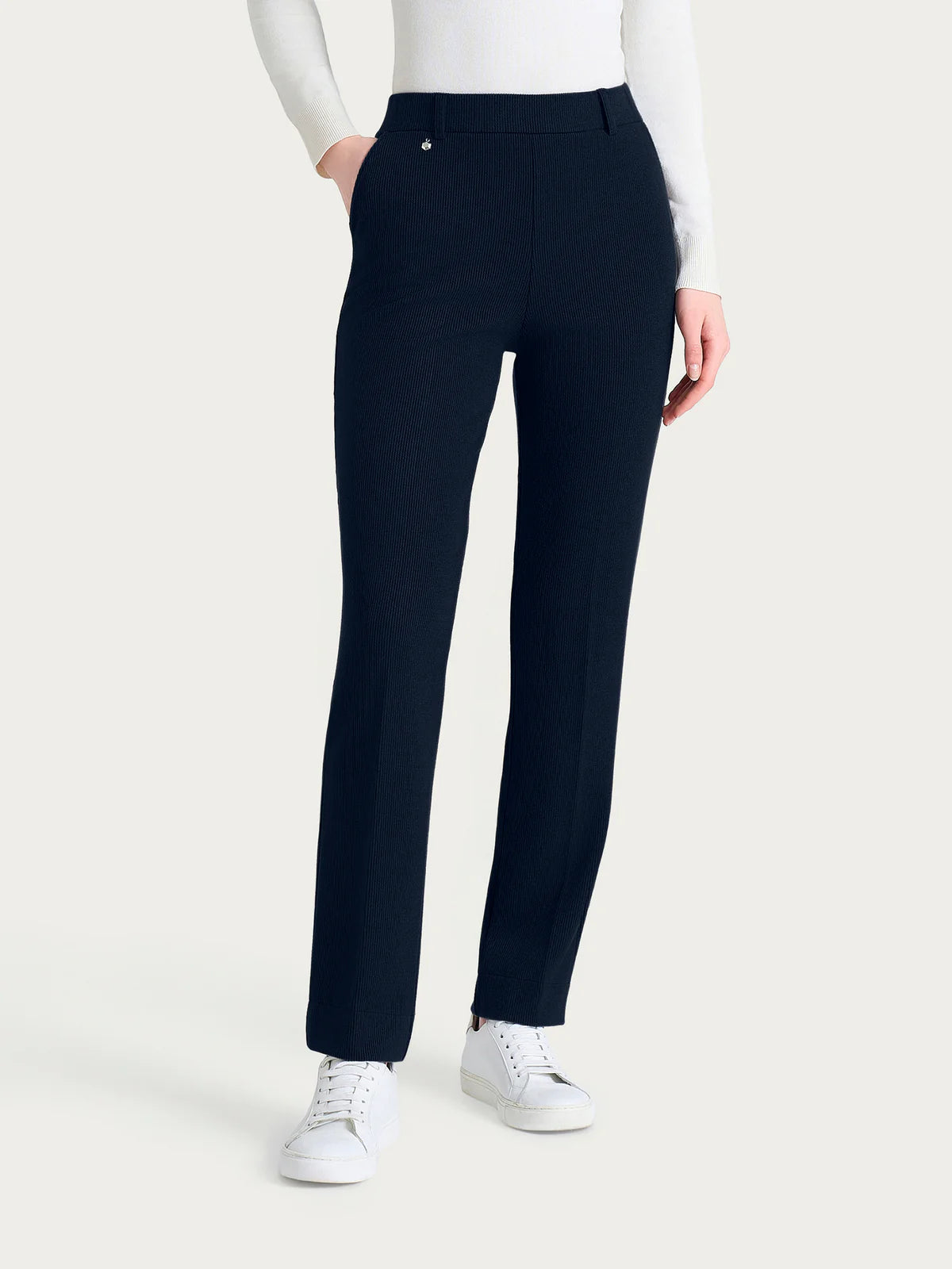 Pantalone dritto in velvet DR23PP