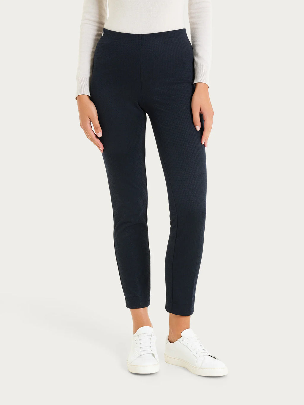 Pantalone a sigaretta micro check DR49PS