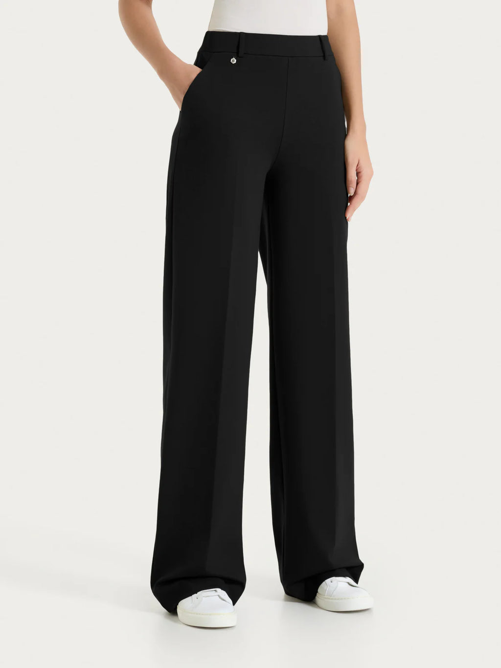 Pantalone a palzzo Compact Light DS13pa - Ragno - shopTSa