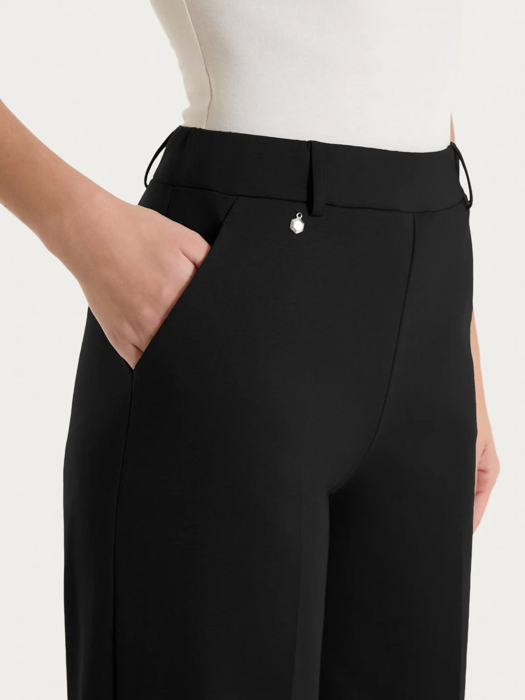 Pantalone a palzzo Compact Light DS13pa - Ragno - shopTSa