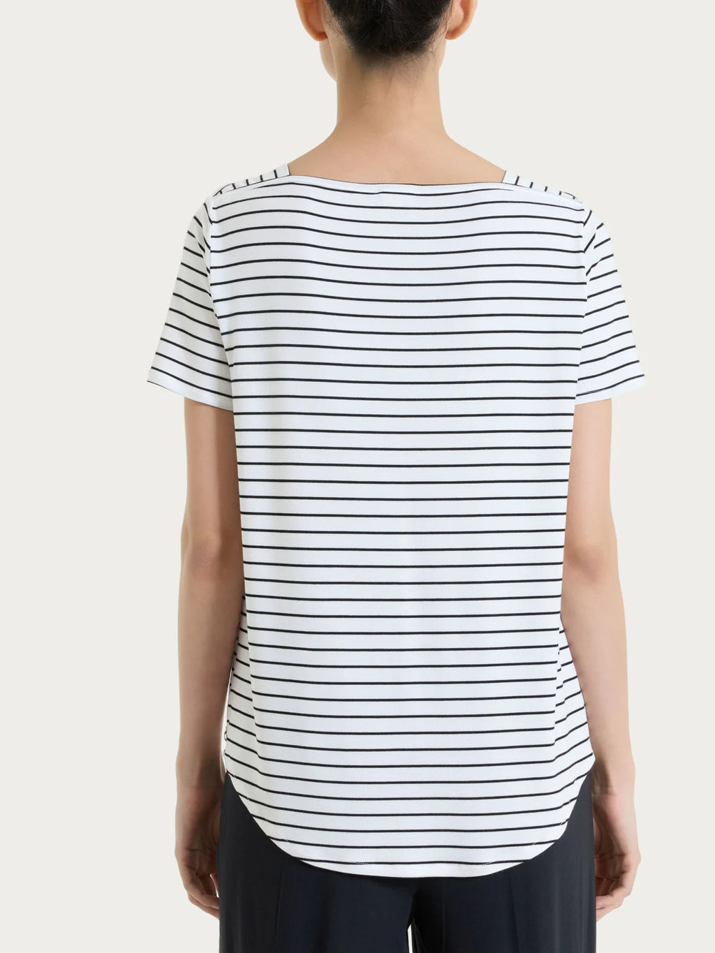 T-shirt righe leggera DT05TB - Ragno - shopTSa